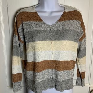 Sweater Land Striped Sweater Size S/M